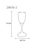 lampă de masă plastic portocaliu, plastic transparent, Baterie inclusă 2x CR2032 210mAh, ø: 69mm, H: 181mm, Set Cantitate 2Stk., incl. LED 0.06W 3V, 3000K - imagine 6