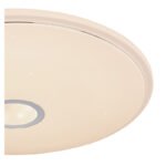 Plafoniera, metal alb, alb acrilic, crom, compatibila cu Google Assistant si Alexa, timer, functie memorie, reglabila, telecomanda.control, schimbător și fixare a culorii,ø680 V:90,LED 30W+RGB LED 5W 230V, ieșire 2250lm,schimbarea culorii 3000-6500K - imagine 5