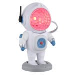 Lampă de masă plastic alb, gri, albastru, transparent, roșu, argintiu, cablu PVC negru, comutator de presiune, comutator în trepte, schimbător de culori RGB, exc. adaptor, incude cablu USB-A - USB-C, 120x110x220mm, cablu 1200mm, incl. LED RGB 6W 230V - imagine 5