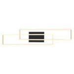 Plafonieră Dakari, Negru mat, LED 30W 3000K, L800xH75mm, Globo - imagine 4