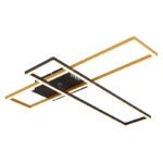 Plafonieră Dakari, Negru mat, LED 30W 3000K, L800xH75mm, Globo - imagine 5