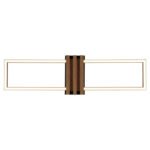 Plafonieră metal negru mat, aluminiu întunecat cu efect de lemn, ABS negru mat, plastic opal, LxWxH: 600x168x66mm, incl. LED 20W 230V, sursă 2430lm, ieșire 1000lm, 3000K - imagine 5