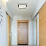 Plafonieră metal/plastic negru mat/alb, plastic cu efect, mai multe niveluri prin intermediul comutatorului de perete, 1:lumină interioară, 2:inel exterior, 3:ambele împreună, LxLxA: 330x330x35mm, LED 24W 230V, sursă 2900lm, ieșire 980lm, 4000K - imagine 2