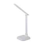 Lampa de birou plastic alb, cu adaptor, pivotantă, cu atingere on / off, dimmabil, LxWxH: 550x155x565, inclusiv 1xLED 7W 230V, 250lm, CCT 4000-5 000-6000. - imagine 3