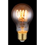 Bec LED decorativ, sticlă fumurie, reglabil, ø: 60mm, I: 106mm, inclusiv 1x E27 LED 4,5W 230V, 150lm sursă, 150lm ieșire, 2000K - imagine 2