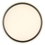 Plafonieră aluminiu gri periat, acrilic alb, silicon alb antic, dimabil, mai multe niveluri prin intermediul întrerupătorului de perete, telecomandă, ø:400mm H:55mm, LED 38W 230V, sursă 625-4750lm, 250-1955lm, ieșire 250-1955lm, CCT 2700-6000K - imagine 5