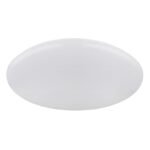 Plafonieră alb metalic alb, scânteie opalină acrilică, ø: 495mm, H: 90mm, incl. LED 24W 230V, sursă 2500lm, ieșire 2000lm, 3000K - imagine 3