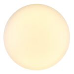 Plafonieră alb metalic alb, scânteie opalină acrilică, ø: 495mm, H: 90mm, incl. LED 24W 230V, sursă 2500lm, ieșire 2000lm, 3000K - imagine 4