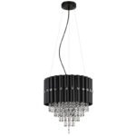 Candelabru Eleos, Negru mat, E27 3x40W, Ø400mm, Globo - imagine 4