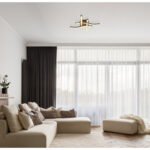 Plafoniera metal negru/ imitatie lemn, acryl alb, LxBxH:430x430x75, inkl. 1xLED 20W 230V, 3000K - imagine 2