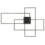 Plafoniera, metal negrul mat, Acryl alb alb, dimmabila, telecomanda, schimbare culoare lumina, LxBxH:800x1170x110, inkl. 1xLED 80W 230V, 1000-10.000lm Source, 300-2800lm Output, CCT 3.000-4500-6.000K - imagine 4