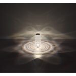 Lampă de masă din plastic transparent cu efect de cristal, metal argintiu, reglabil, variator de intensitate variabil continuu, cablu de încărcare USB inclus, Adaptor excl., Acu 800mAh 3,7V, ø: 90mm, I: 210mm, LED 1,5W 5V 50lm CCT2700/6500/4000K - imagine 5