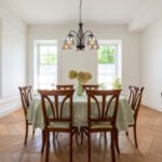 Suspensie metal negru mat, sticlă fumurie, cablu PVC negru, ø: 555mm, I: 1300mm, fără 5x E27 60W 230V