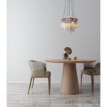 Lampa suspendata metal negru mat, tije din sticlă de culoare fumurie, cablu PVC negru, înălțimea poate fi scurtată, ø: 400mm, H: 1200mm, excl. 5x E14 40W 230V