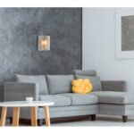 Aplică din metal auriu mat, tije din sticlă opală, gradient clar, LxA: 250x260mm, AL: 125mm, excl. 1x E27 60W 230V - imagine 2