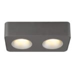 Spot LED aluminiu gri închis, plastic gri, plastic transparent, LxLxH: 224x117x55mm, incl. LED 11W 230V, sursa 1240lm, iesire 600lm, 3000K - imagine 4