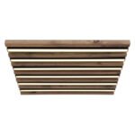 Plafonieră, metal negru mat, MDF cu efect de lemn închis, aluminiu negru mat, plastic opal, LxLxH: 450x450x50mm, incl. LED 30W 230V, sursă 3100lm, ieșire 1500lm, 3000K - imagine 4