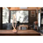 Lampa de masa plastic culoare piersici mat, plastic opal, cablu PVC alb, touch on/off, dimmer tactil continuu, USB-A 2.0 - USB-C, baterie inclusa CR18650 1800mAh, LxLxH: 125x100x410mm, lungime cablu 1000mm, incl 230V, sursa 70lm, iesire 25lm, 3000K