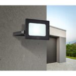 Aplica de exterior din aluminiu turnat sub presiune negru, sticlă transparentă, pivotantă, IP65, LxH: 90x70, AL: 60, incl. 1xLED 10W 230V, sursă 1000lm, ieșire 950lm, 6000K - imagine 2