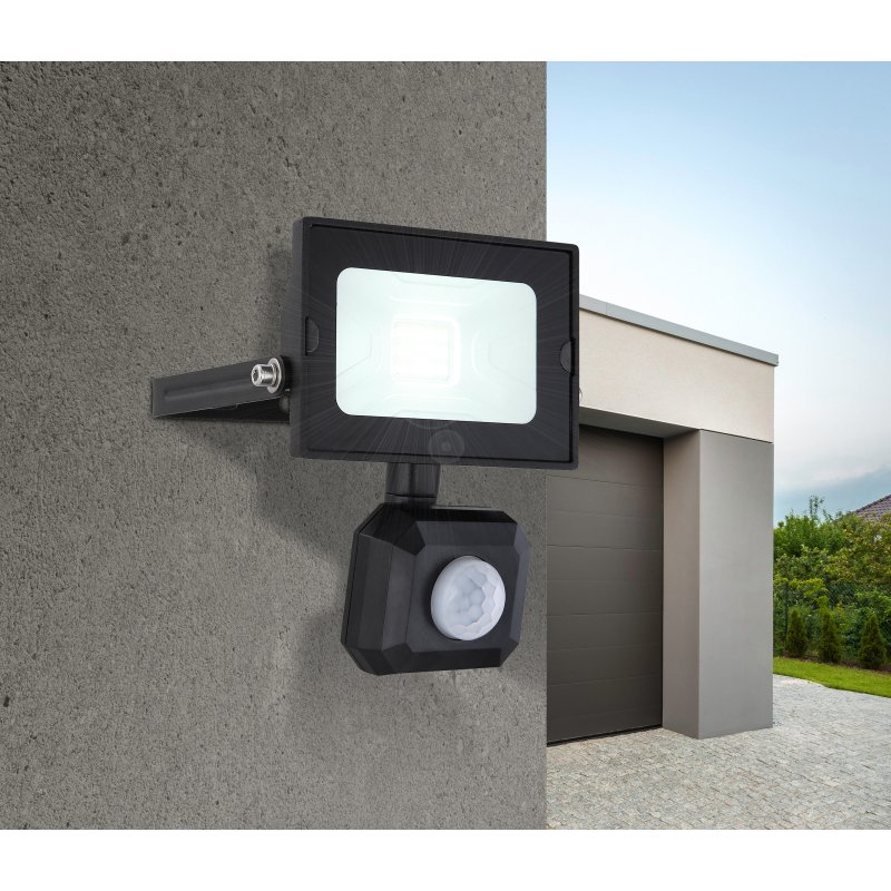 helga-34247bs-g26182-6 Aplică Exterior Helga, LED 1x10W 6000K, Negru, H120mm, IP44, Globo - imagine 1