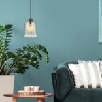 Lampă cu suspensie metal negru mat, sticlă fumurie, picături de sticlă transparentă, cristale acrilice transparente, cablu PVC negru, ø: 150mm, I: 1200mm, fără 1x E27 60W 230V - imagine 2