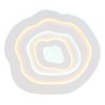 Plafonieră metal alb mat, alb acrilic, funcții suplimentare: 3000K și 6500K combinate, nu sunt comutabile, L x l x I: 480x430x60mm, inclusiv LED 24W 230V, 3000lm Sursă, 2000lm Ieșire - imagine 3
