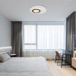 Plafonieră metal alb/negru mat, reglabil, mai multe niveluri prin intermediul întrerupătorului de perete, culori fixabile, SmartLight, memorie, lumină de noapte, telecomandă, ø: 700mm, LED 60W 230V, 1000-4100lm ieșire, CCT 2700-6500K