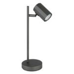Veioză James, Gri mat, LED 5W, L165xH350mm, Globo - imagine 3