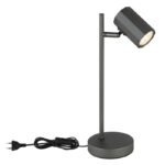 Veioză James, Gri mat, LED 5W, L165xH350mm, Globo - imagine 5
