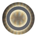 Plafonieră metal negru mat, plastic antracit mat, plastic cristale transparente, plastic gri deschis mat, mai multe niveluri prin comutator de perete, funcție de memorie, ø: 200mm, incl. LED 12W 230V, sursă 1400lm, ieșire 470lm, CCT 3000/4000/6500K - imagine 4