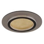 Plafonieră, metal negru mat, plastic auriu mat, plastic cristale transparente, plastic negru mat, mai multe niveluri prin comutator de perete, funcție de memorie, ø: 350mm, H: 55mm, incl. LED 24W 230V, sursă 3300lm, ieșire 920lm, CCT 3000/4000/6500K - imagine 3