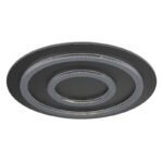 Plafonieră metal negru mat, plastic antracit mat, gri deschis mat, plastic cristale transparente, , dimmabilă, mai multe niveluri prin comutator de perete, funcție de memorie, telecomandă, ø: 550mm, LED 60W 230V, 210-2100lm ieșire, 3000-6500K - imagine 4