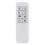 Plafonieră metal alb mat, plastic alb mat, cristale transparente, dimmabilă, mai multe niveluri prin comutator de perete, funcție de memorie, lumină de noapte, telecomandă, ø: 550mm, LED 60W 230V, 900-9100lm sursă, 210-2100lm ieșire, CCT 3000-6500K - imagine 6