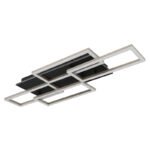 Plafonieră metal negru mat, plastic antracit mat, șampanie mat, dimmabilă, mai multe niveluri prin comutator de perete, funcție de memorie, lumină de noapte, telecomandă, 875x325x75mm, LED 40W 230V, sursă 540-5400lm, ieșire 270-2700lm, CCT 3000-6500K - imagine 3