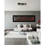 Plafonieră metal negru mat, plastic antracit mat, șampanie mat, dimmabilă, mai multe niveluri prin comutator de perete, funcție de memorie, lumină de noapte, telecomandă, 875x325x75mm, LED 40W 230V, sursă 540-5400lm, ieșire 270-2700lm, CCT 3000-6500K