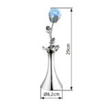 Veioza, acril, in forma de vaza cu floare, intrerupator,schimba culoare in mai multe culori, baterii excl 3xAAA 1,5V D:. 82, H :. 1xRGB LED 0,06W 4,5V 290, inclusiv - imagine 6