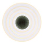 Plafoniera metal alb mat, acrilic opal, plastic cromat efect 3D, mai multe niveluri prin comutator de perete, SmartLight, aplicatie, functie de memorie, telecomanda, ø:400mm H:70mm, LED 40W 230V, sursa 500-4700lm, iesire 300-2900lm, CCT 2700-6500K - imagine 4
