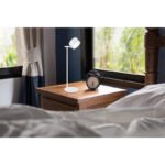 Lampă de masă metal/plastic alb, touch on/off, variator de intensitate, memorie, Adaptor excl. , Acu CR18650 1200mAh, ca lanternă/ca lampă de masă/cu clemă/pentru montare pe perete,L x l x I:130x120x350mm,LED 4,5W 5V,120lm Ieșire,CCT3000/4000/5000K - imagine 2