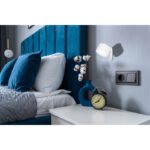 Lampă de masă metal/plastic alb, touch on/off, variator de intensitate, memorie, Adaptor excl. , Acu CR18650 1200mAh, ca lanternă/ca lampă de masă/cu clemă/pentru montare pe perete,L x l x I:130x120x350mm,LED 4,5W 5V,120lm Ieșire,CCT3000/4000/5000K - imagine 3
