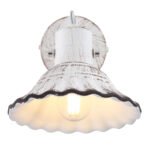 Spot metal alb-negru , ceramic alb , LxH: 170x165, AL: 220, excl. 1xE27 40W 230V - imagine 3