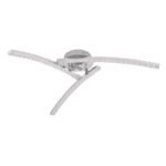 Plafoniera, metal cromat, plastic, cristale acrilice transparente, reglabila, schimband culoarea luminii folosind peretii. comutator, functie de memorie,IP44, fixare culoare, Ø600, V:125,1xLED 18W 230V,sursa 2000lm,iesire 1100lm, 3000-4000-6000K - imagine 3