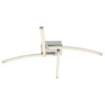 Plafoniera, metal cromat, plastic, cristale acrilice transparente, reglabila, schimbarea culorii luminii folosind un intrerupator de perete, functie de memorie,IP44, fixare culoare, LxLxH: 690x690x105,LED 24W 230V,sursa 2700lm,1500lm, 3000-4000-6000k - imagine 4