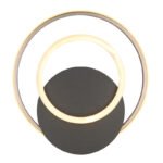 Plafonieră MDF gri mat, plastic șampanie mat, plastic opal, LxLxA: 380x360x65mm, incl. LED 24W 230V, 3320lm Sursă, ieșire 1100lm, 3000K - imagine 4