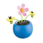 Lampa solara din plastic multicolor, oscilant de soare, set 12 buc, 1 bucata din fiecare figurina, LxH: 110x70x110mm, amestecat - imagine 4