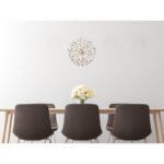 Candelabru din metal cromat, cristale K9 de culoare fumurie, clar, cablu PVC transparent, înălțimea poate fi scurtată, ø: 600mm, H: 1500mm, incl. 9x G9 LED 3.5W 230V, 350lm sursă, 350lm ieșire, 3000K, incl. bec LED 10676 - imagine 2