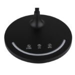 Lampă de masă plastic negru mat, silicon negru mat, touch on/off, dimmable, dimmer tactil continu, funcție de memorie, incl. adaptor, flexibil, 314x154x383mm, cablu 1300mm, inc. LED 12W 230V, 105-1050lm sursă, 39-520lm ieșire, CCT 3000-5700K - imagine 4