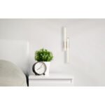 Plafonieră plastic nichel mat, crom, plastic nichel mat, plastic transparent, cristale din plastic transparent, pivotant / pivotant, profile hexagonale, LxLxA: 500x70x84mm, incl. LED 12W 230V, sursă 1400lm, ieșire 1000lm, 4000K - imagine 2