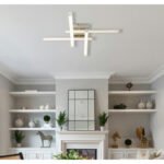 Plafonieră Kirina, Nichel mat, LED 24W 4000K, L500xH88mm, Globo - imagine 2
