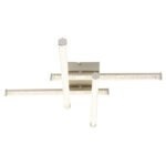 Plafonieră Kirina, Nichel mat, LED 24W 4000K, L500xH88mm, Globo - imagine 4