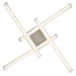 Plafonieră Kirina, Nichel mat, LED 24W 4000K, L500xH88mm, Globo - imagine 5